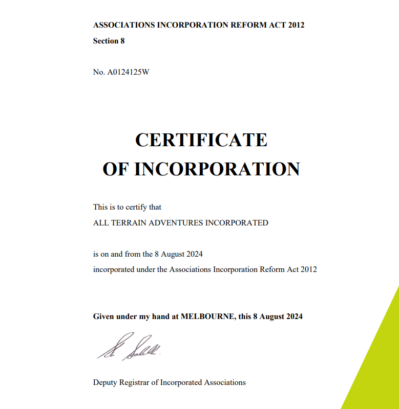 Day of Incorporation